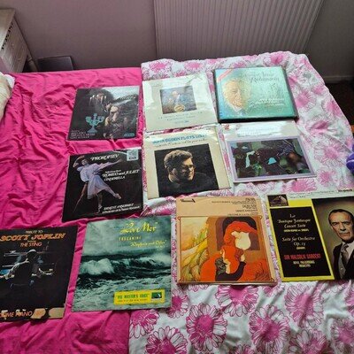 10 classical vinyl debussy artur rubinstein delius