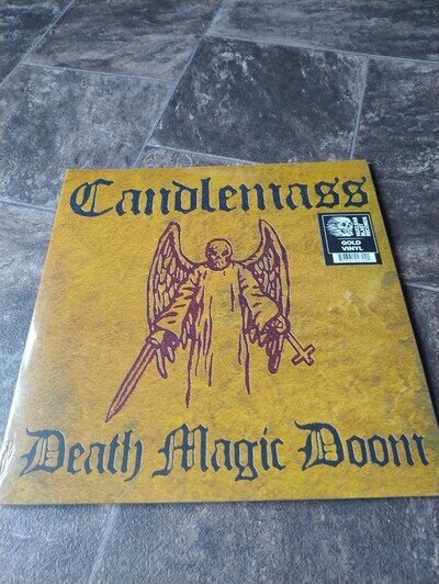 Candlemass Death Magic Doom Vinyl Double LP Album Gold Vinyl Limited Edition New