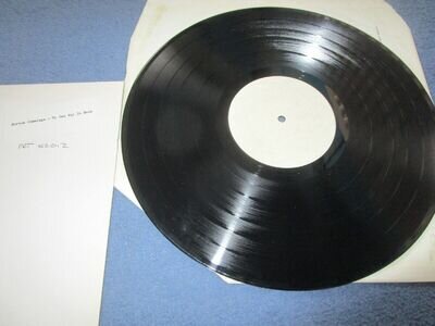 Burton Cummings My Own Way To Rock S PRT Pre- Release WHITE Label Vinyl LP Album