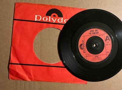 Derek And The Dominoes: "Layla" b/w "Bell Bottom Blues". Polydor 2058-130. 1973.