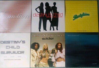 Destiny's Child 7x12" Vinyl Promo Mega Collection 22 Mixes Bootylicious survivor