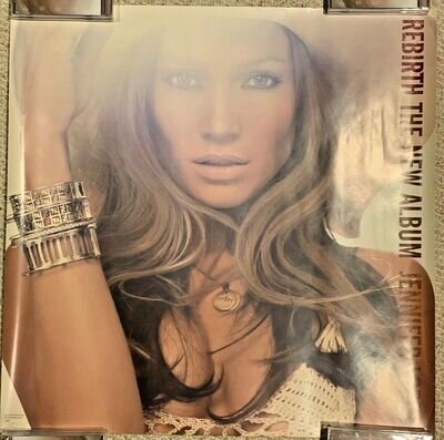 Jennifer Lopez Rebirth Limited Edition 2005 Album Release Promo Poster
