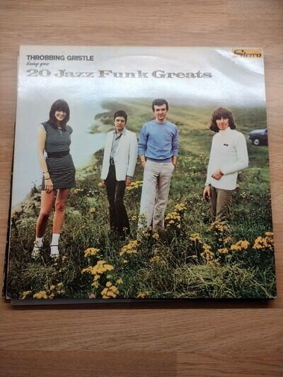 Throbbing Gristle 20 Jazz Funk Greats Vinyl Original 1979 Release Industrial