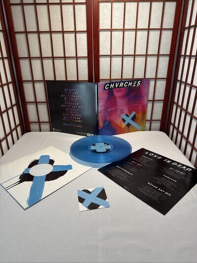 Chvrches Love Is Dead 2018 Color Record Translucent Blue Limited Vinyl R5