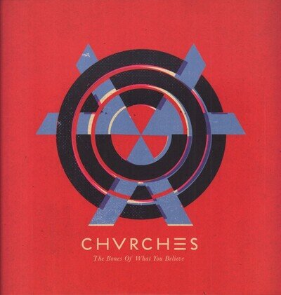 Chvrches Bones of What You Believe LP vinyl UK Virgin Emi 2013 with inner sleeve