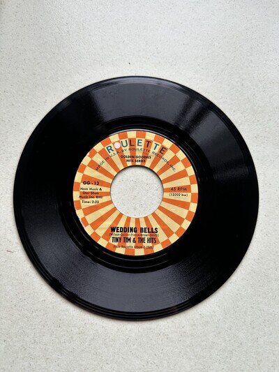 Tiny Tim & The Hits - Wedding Bells. Sonny Till & The Orioles. 7” vinyl. VG