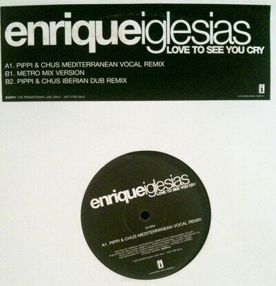 Enrique Iglesias - Love To See You Cry (12", Promo)
