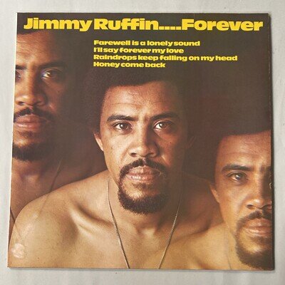 Jimmy Ruffin - Forever../Sunrise Vinyl LP Album U.S. Clipped Robin Gibb Produced