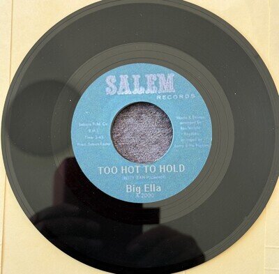 Northern Soul,Too Hot To Hold/Big Ella-You Made Me Mad/E.G.Taylor, RnB,Mod