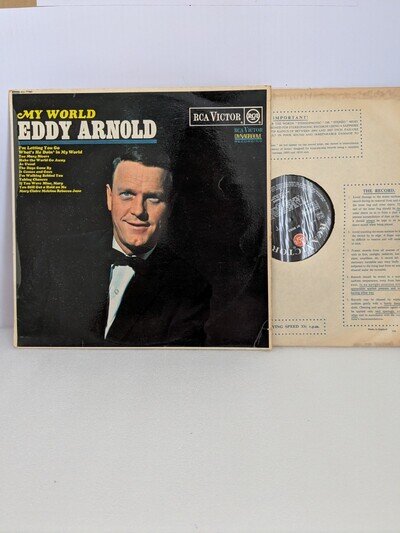 My World by Eddy Arnold LSP 3466 RCA Victor 1965 Vinyl Album