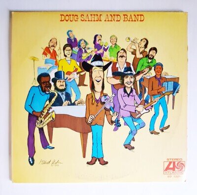 DOUG SAHM AND BAND-ATLANTIC SD 7254-1ST ED./PRESSING-1973-CLEAN/TESTED-VG+ VINYL