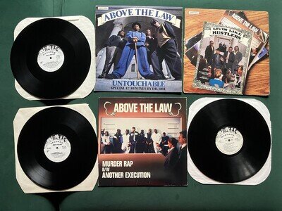 ABOVE THE LAW VINYL RECORDS BUNDLE DR. DRE EAZY-E MC REN JAMES BROWN QUINCY JONE