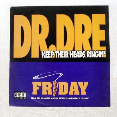 DR. DRE KEEP THEIR HEADS RINGIN' PRIORITY PTYST103 UK VINYL 12