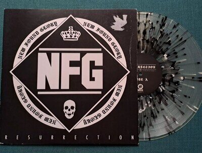 New Found Glory NFG - Resurrection - CLEAR SPLATTER 12" VINYL LP ALBUM NEAR MINT