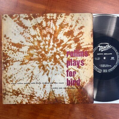 Sonny Rollins Quintet – Rollins Plays For Bird 1956 Mono Italy Music LPM 2034 EX