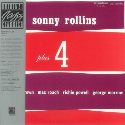 ROLLINS, Sonny - Plus 4 (Original Jazz Classics Series) - Vinyl (LP)