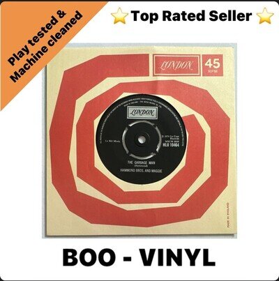 Hammond Bros. And Maggie - The Garbage Man 7” Soul Funk Blues Vinyl Record VG+