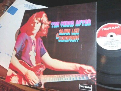 TEN YEARS AFTER - Alvin Lee & Company, RARE 1972 UK LP / inner.... EX