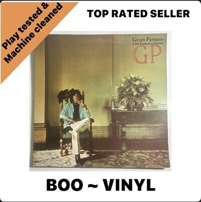 Gram Parsons - GP - 1973 UK Reprise Label Gatefold Vinyl LP - K44228 EX / VG+
