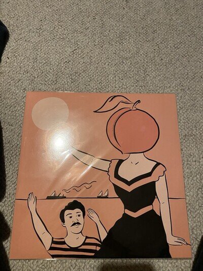 Trouble peach Vinyl ONLY 10 EVER PRESSED neutral Milk Hotel