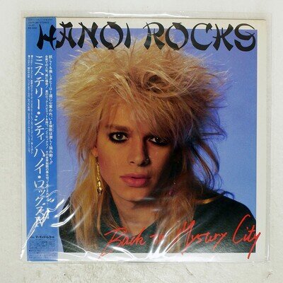 HANOI ROCKS BACK TO MYSTERY CITY MERCURY 25PP98 Japan OBI VINYL LP