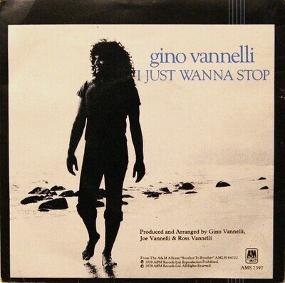 Gino Vannelli - I Just Wanna Stop (7", Single)