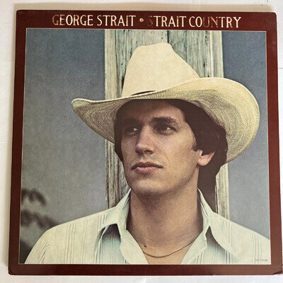 Strait Country [LP] George Strait Original 1981 Pressing Vinyl Record NM