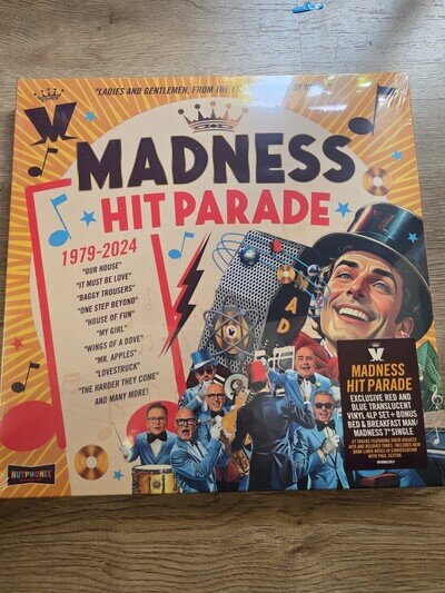 Madness Hit Parade - 4 LP / 7” Vinyl Single Boxset / Signed Print Ltd to 500 OOS