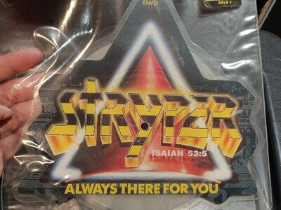 Stryper - Always There For You - 7" Shaped Picture Disc - 1988 Enigma UK