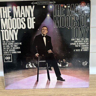Tony Bennett The Many Moods Of To Y 22” Vinyl LP SBPG 62245