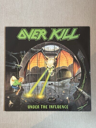 Overkill – Under the Influence (1988 Megaforce ‎781865-1) Vinyl LP