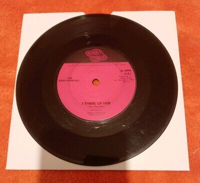 The Kontinentals.. I Think of Her Orbit Records Hong Kong Press 1965 VG (2)