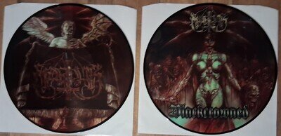Marduk both Blackcrowned picture discs vinyl 1 & 2 taake dark funeral mgla