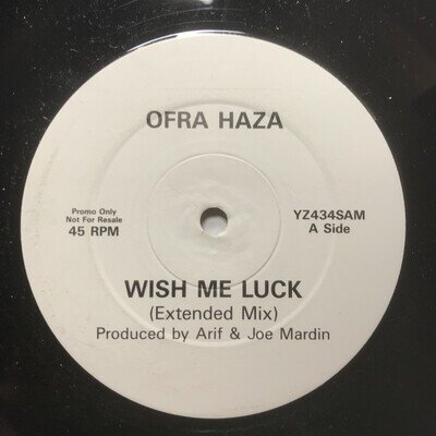 Ofra Haza - Wish Me Luck (12", Single, Promo)