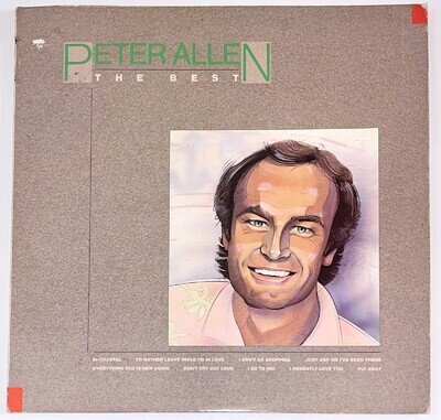 Peter Allen ‎– Peter Allen The Best - A&M US 1982
