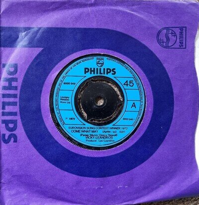 Vicky Leandros - Come What May / Take A Little Time (Philips - 6000 049)