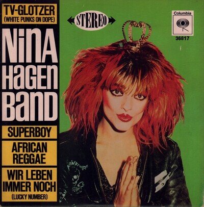 Nina Hagen Band Self-Titled 10" vinyl USA Columbia 1980 10 inch vinyl EP in