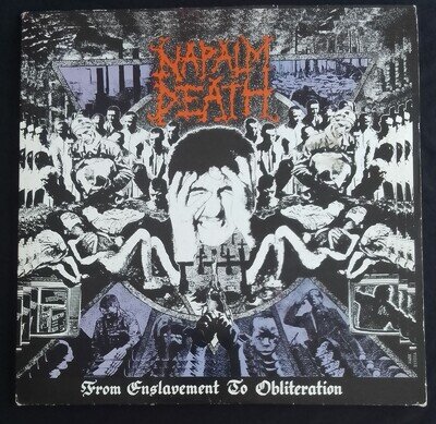 Napalm Death - From Enslavement to Obliteration Vinyl LP (Earache 1988)