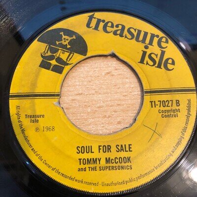 Soul for Sale - Tommy McCook & The Supersonics - Treasure Isle - BOSS REGGAE