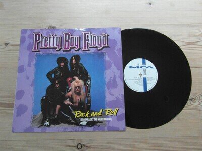 PRETTY BOY FLOYD "ROCK AND ROLL"(IS GONNA SET THE NIGHT ON FIRE)12"SINGLE-EX1990