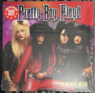 Pretty Boy Floyd - Set The Night On Fire Vinyl Lp Free Shipping Like New