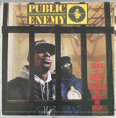 PUBLIC ENEMY - IT TAKES A NATION OF MILLIONS VINYL LP 1988