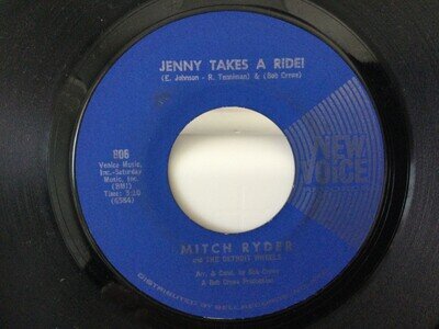 Mitch Ryder - JENNY TAKE A RIDE- NEW VOICE 806. VG++