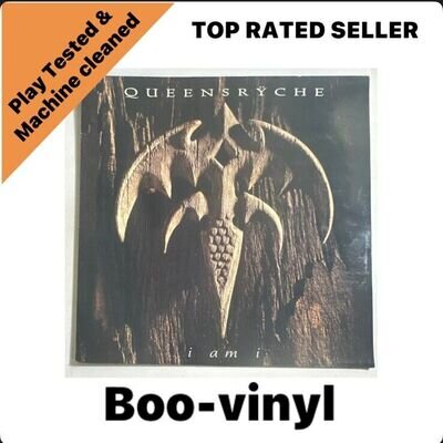 Queensryche-I am i. ~ 12” Gold Vinyl Record Single EX / EX Condition
