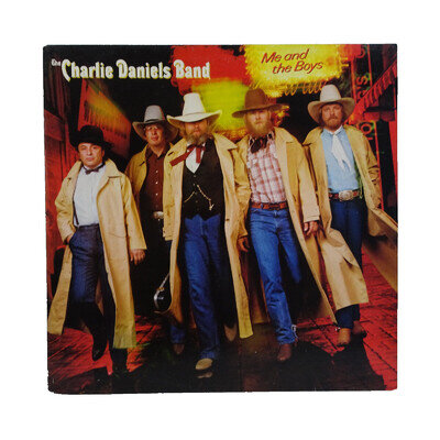 THE CHARLIE DANIELS BAND ME & THE BOYS 12" VINYL LP RECORD 1985 EPIC ROCK EX/EX