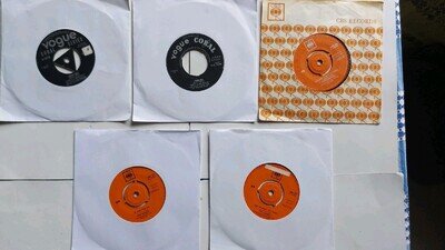 STEVE LAWRENCE - Job Lot Bundle of 5 x 7" Vinyl Singles