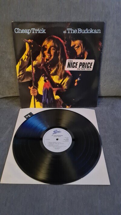 Cheap Trick At The Budokan LP Album Vinyl Record 1978 Live Epic Rock. Vinyl EX.