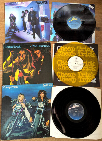 Cheap Trick Vinyl Records Job Lot