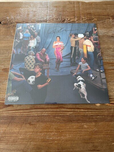 Demi Lovato It's Not That Deep SIGNED COVER Ivory Vinyl BRAND NEW