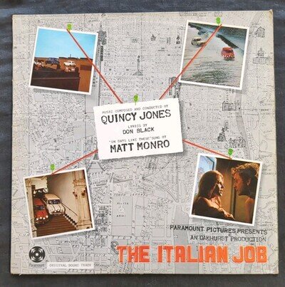 The Italian Job On Days Like These Vinyl LP UK 1st press Quincy Jones OST P639